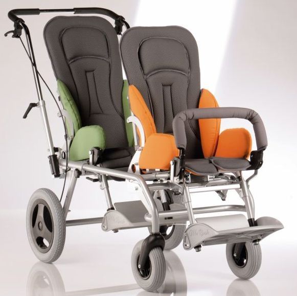 Kimba Inline wózek inwalidzki dziecięcy na 2 foteliki