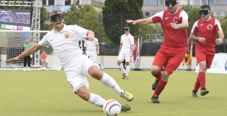 Goalball to sport najpopularniejszy sport przeznaczony dla osób niewidomych lub słabowidzących