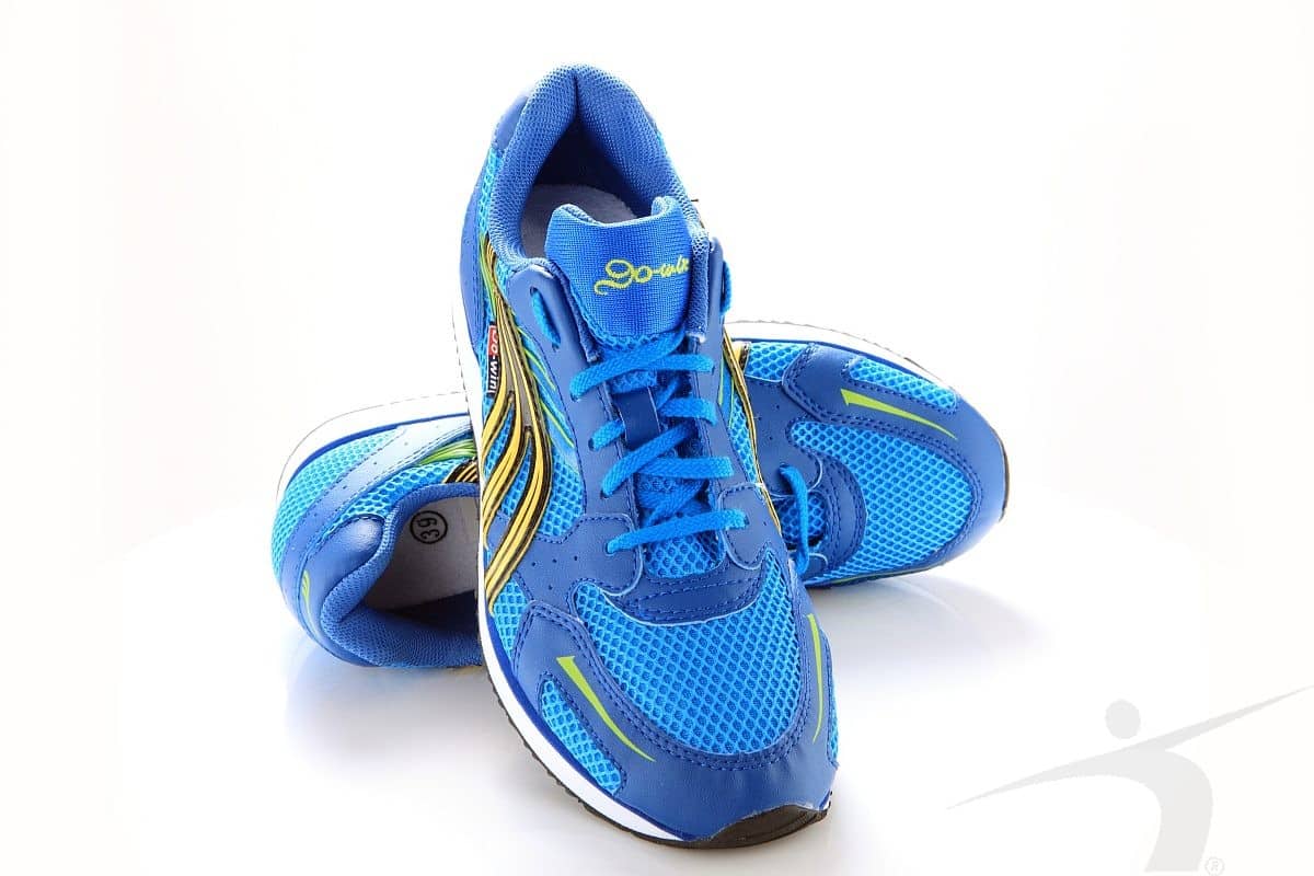 M3502A (buty biegowe, granatowo-żółte)