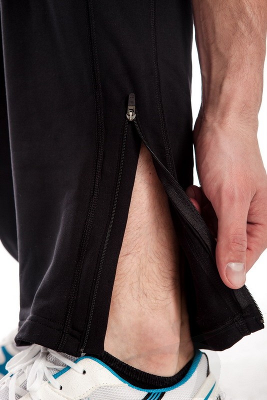 SWS/M/004/PD (męskie spodnie treningowe, czarne, WarmSystem)
