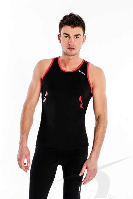 KZS/M/004/PD (męska koszulka startowa, czarna, ZenSystem)