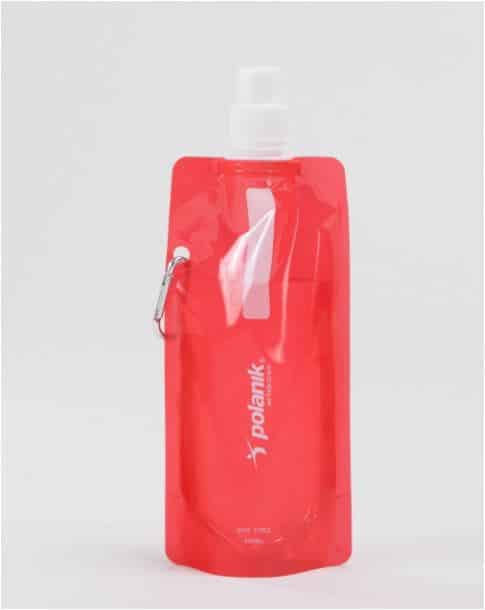 Bidon elastyczny, BPA free 480 ml, czerwony