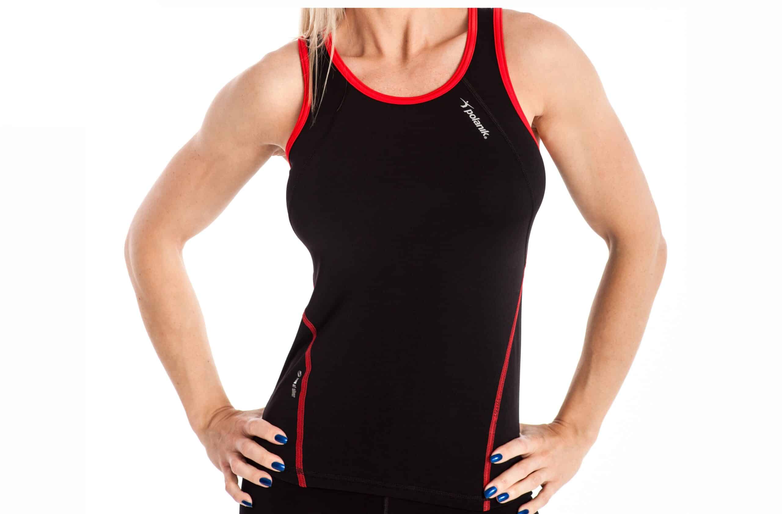 KZS/D/004/PD (damska koszulka startowa, czarna, ZenSystem)