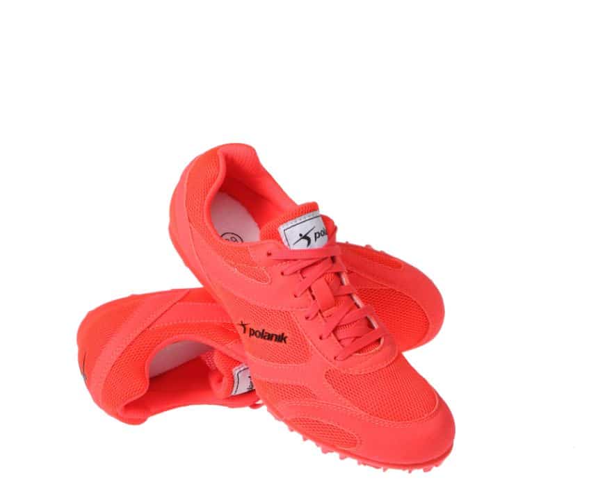 Polanik spikes for long and middle distances, red, model PD2510AP