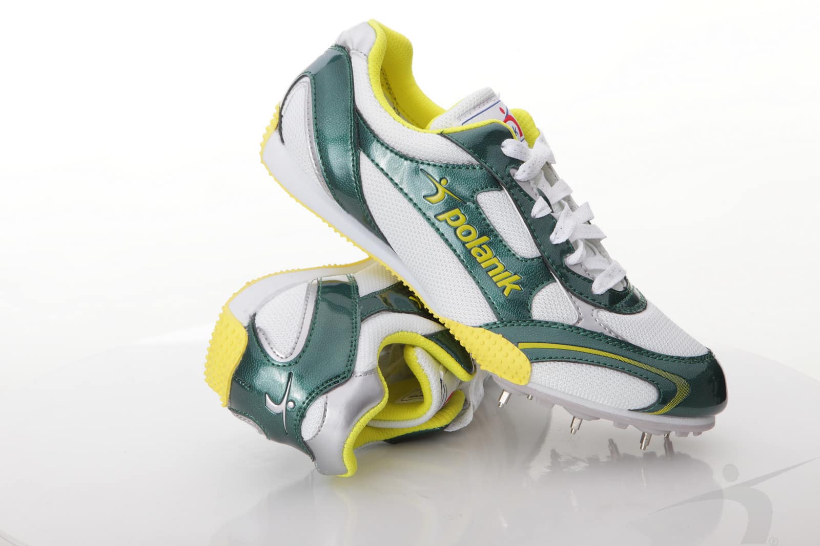 T2101AP (kolce Polanik do skoku w dal, biało-zielone)