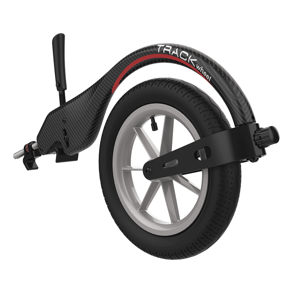 TRACK WHEEL – Koło przednie jednoramienne 12'' z włókna węglowego