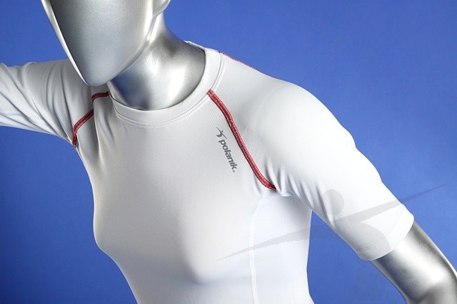 TSS/D/007/PD (damski T-shirt treningowy, biały, SubtleSystem)