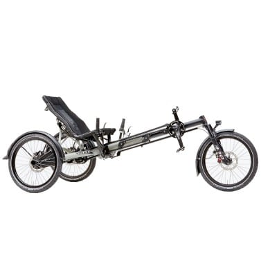 HASE KETTWIESEL EVO 2020 – trójkołowy poziomy rower typu delta dla dorosłych z pełną amortyzacją