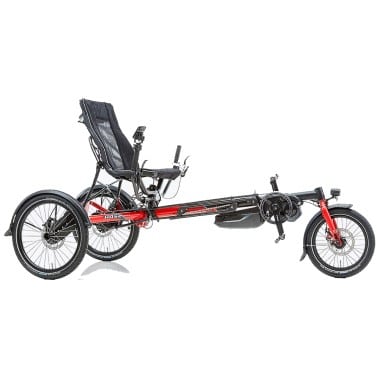 HASE LEPUS STEPS – trójkołowy rower poziomy z elektrycznym wspomaganiem dla dorosłych