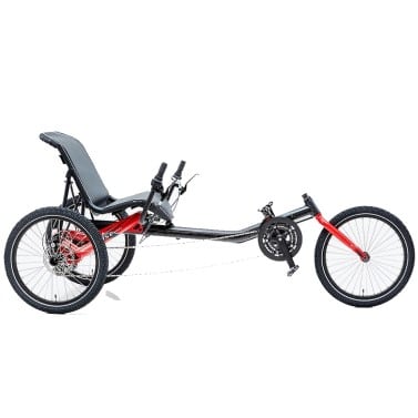 HASE TRIGO NEXUS – komfortowy rower poziomy dla dorosłych z pełną regulacją