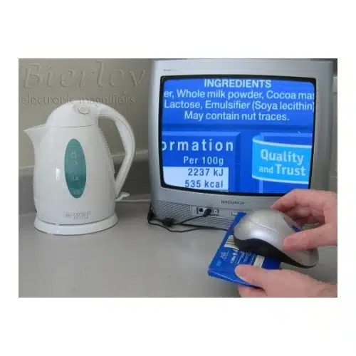 Bierley ColorMouse powiększalnik – mobilna lupa elektroniczna do codziennego użytku