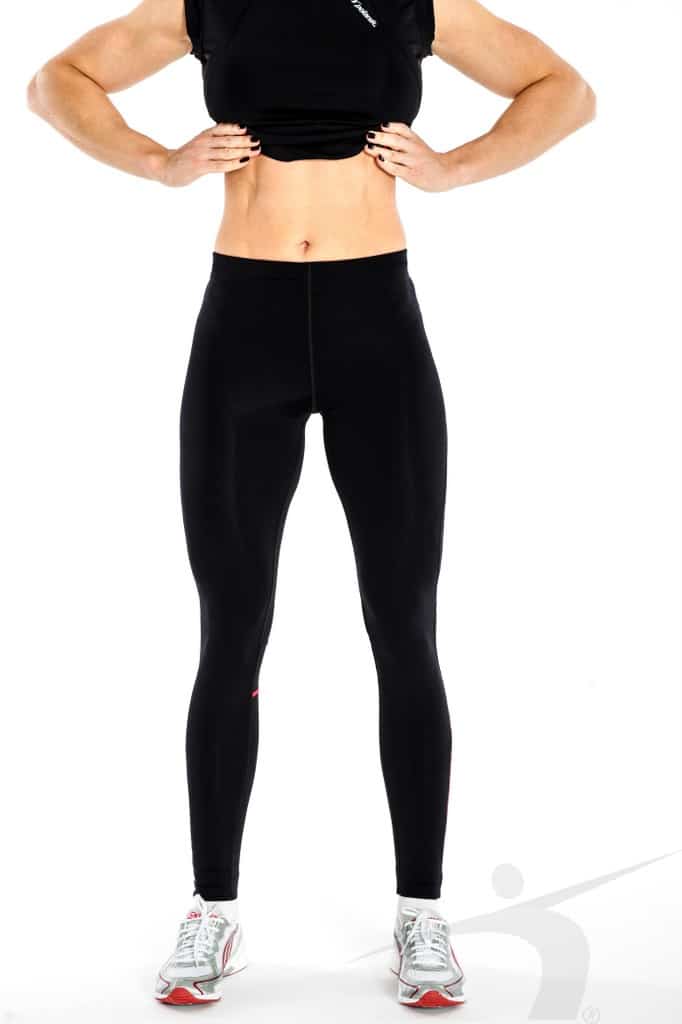 LZS/D/004/PD (damskie leginsy treningowe, czarne, ZenSystem)