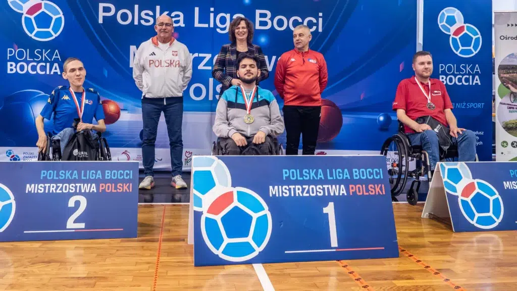 Podium BC4: 1. Dominik Walczyk, 2. Jakub Wójcik, 3. Łukasz Jędrocha
