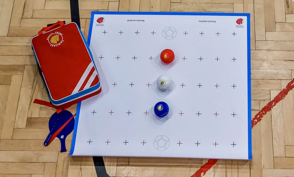 Mata treningowa Boccia Prime Prolimpic używana podczas turnieju w Gorzowie 2025