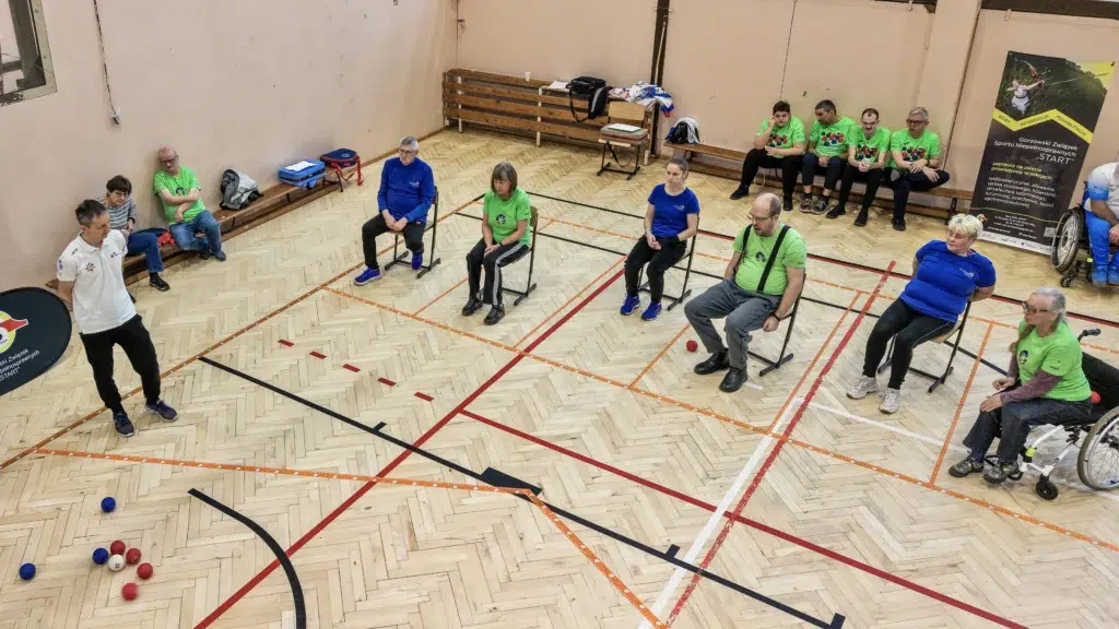 Fundacja Margoo i SSR Start Poznań podczas turnieju bocci