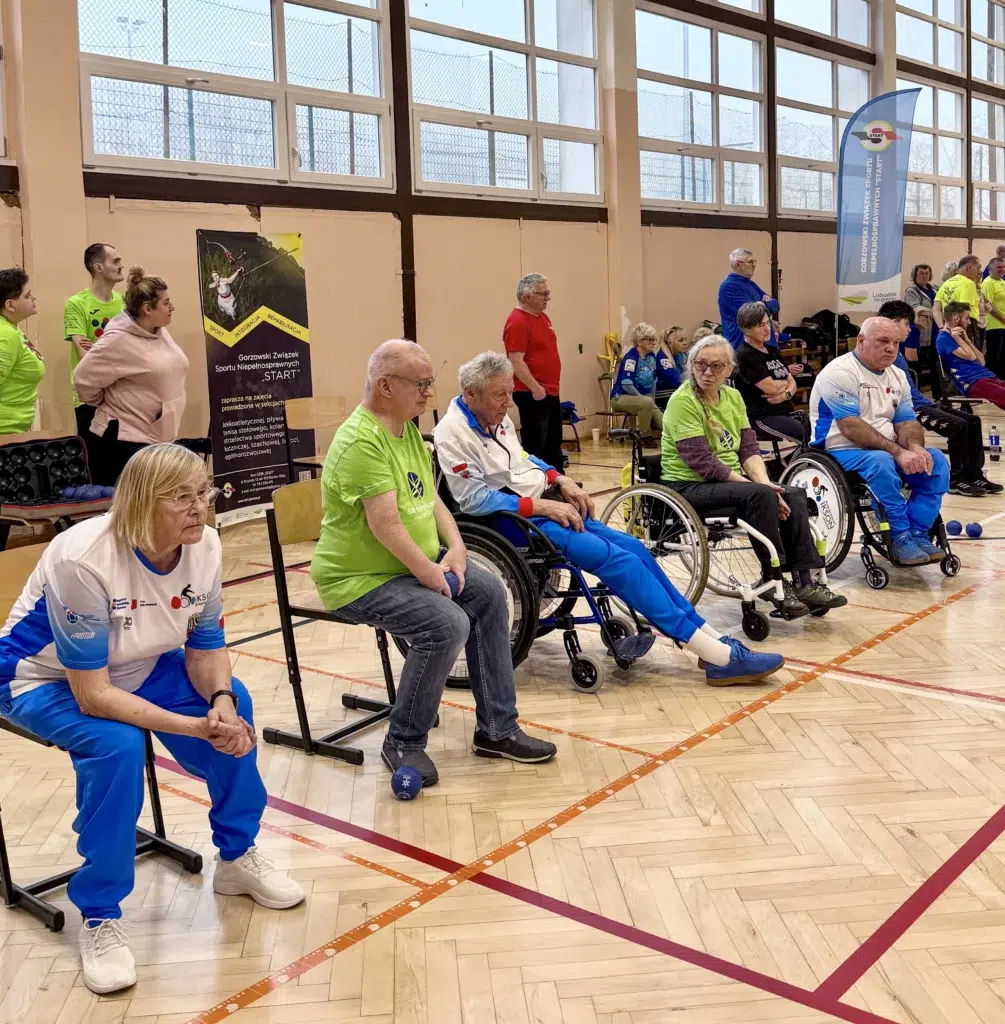 IKSON Głogów i SSR START Poznań w trakcie meczu bocci podczas turnieju ogólnopolskiego