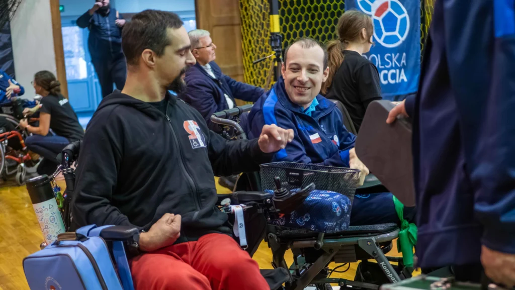 Wojciech Lamch z Prometeus Konopiska podczas rywalizacji w Mistrzostwach Polski Bocci 2025