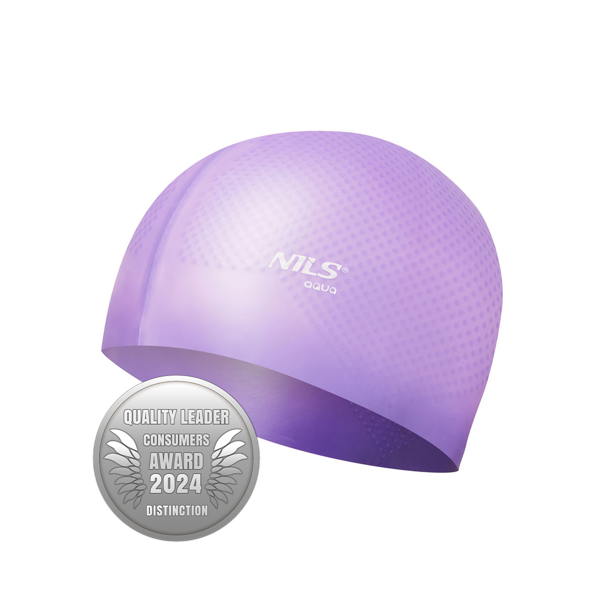 NQC JEDNOKOLOROWY FIOLETOWY CZEPEK SILIKONOWY DOTS NILS AQUA NQC JEDNOKOLOROWY FIOLETOWY CZEPEK SILIKONOWY DOTS NILS AQUA