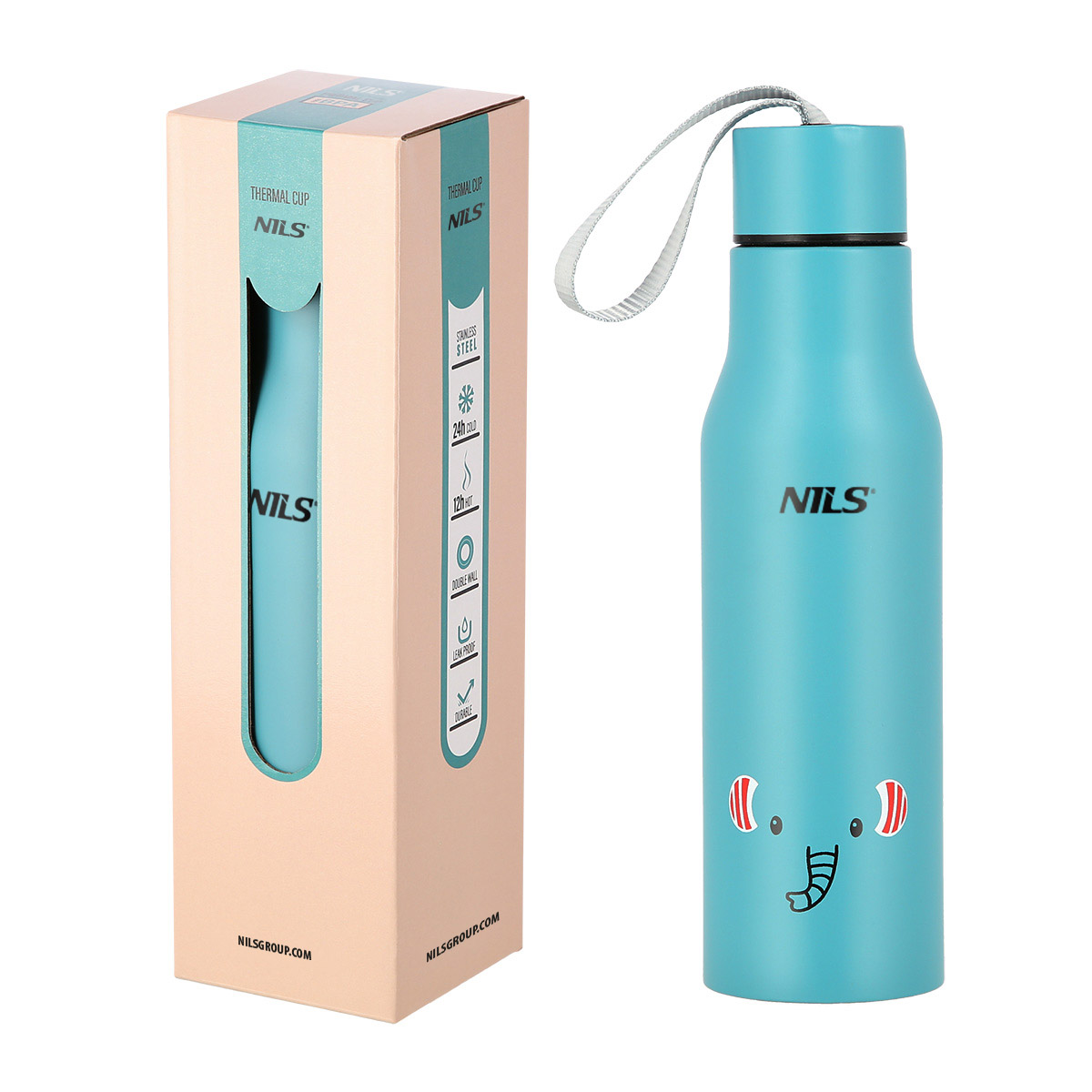 NCB12 SŁOŃ KUBEK TERMICZNY NILS NCB12 SŁOŃ KUBEK TERMICZNY NILS