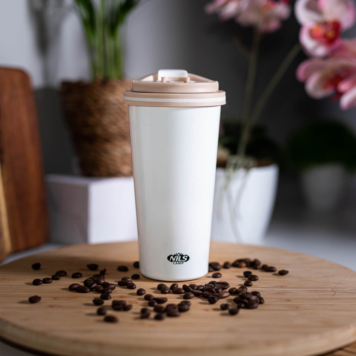 NCB18 BIAŁY KUBEK TERMICZNY NILS CAMP NCB18 BIAŁY KUBEK TERMICZNY NILS CAMP