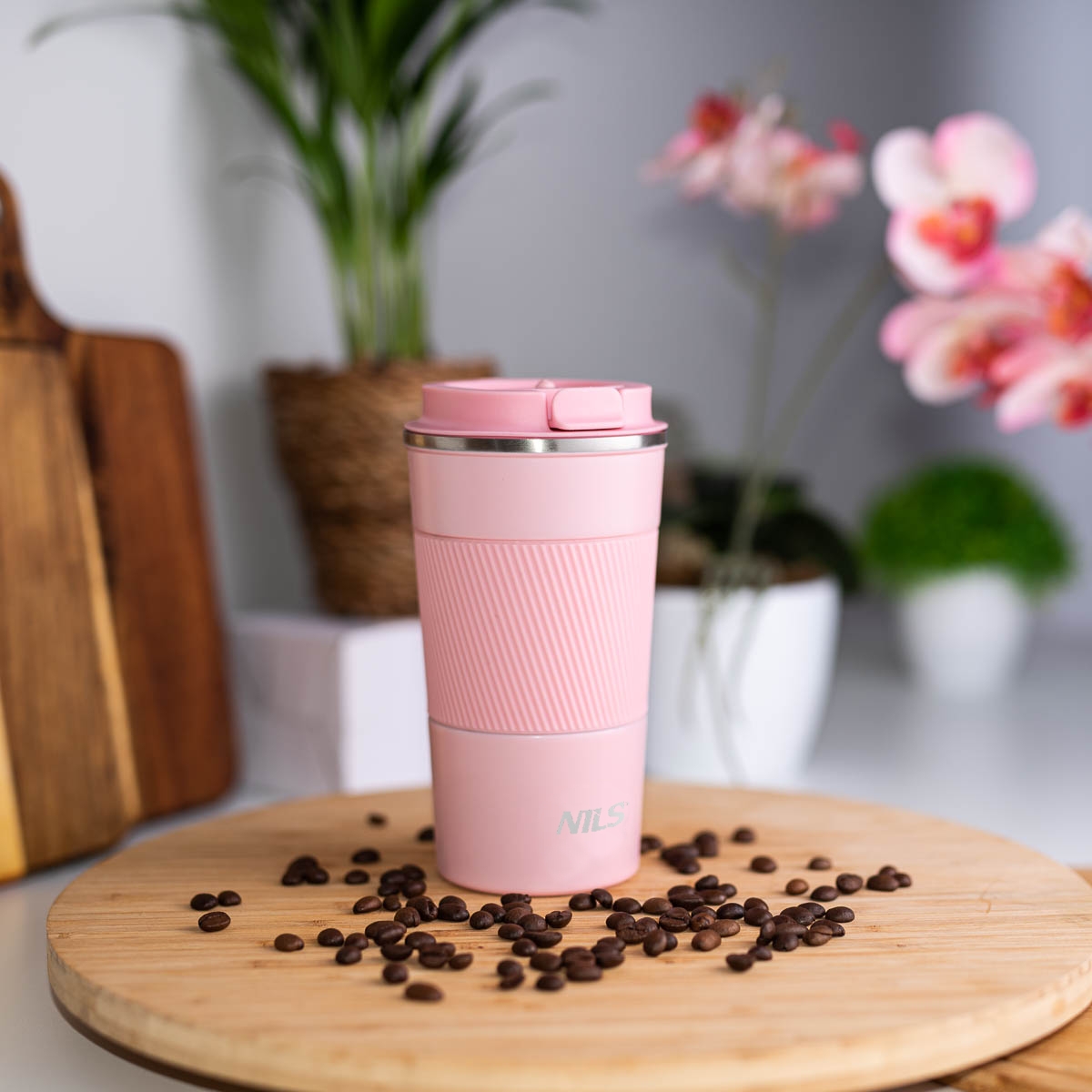 NCC09 RÓŻOWY KUBEK TERMICZNY NILS NCC09 RÓŻOWY KUBEK TERMICZNY NILS