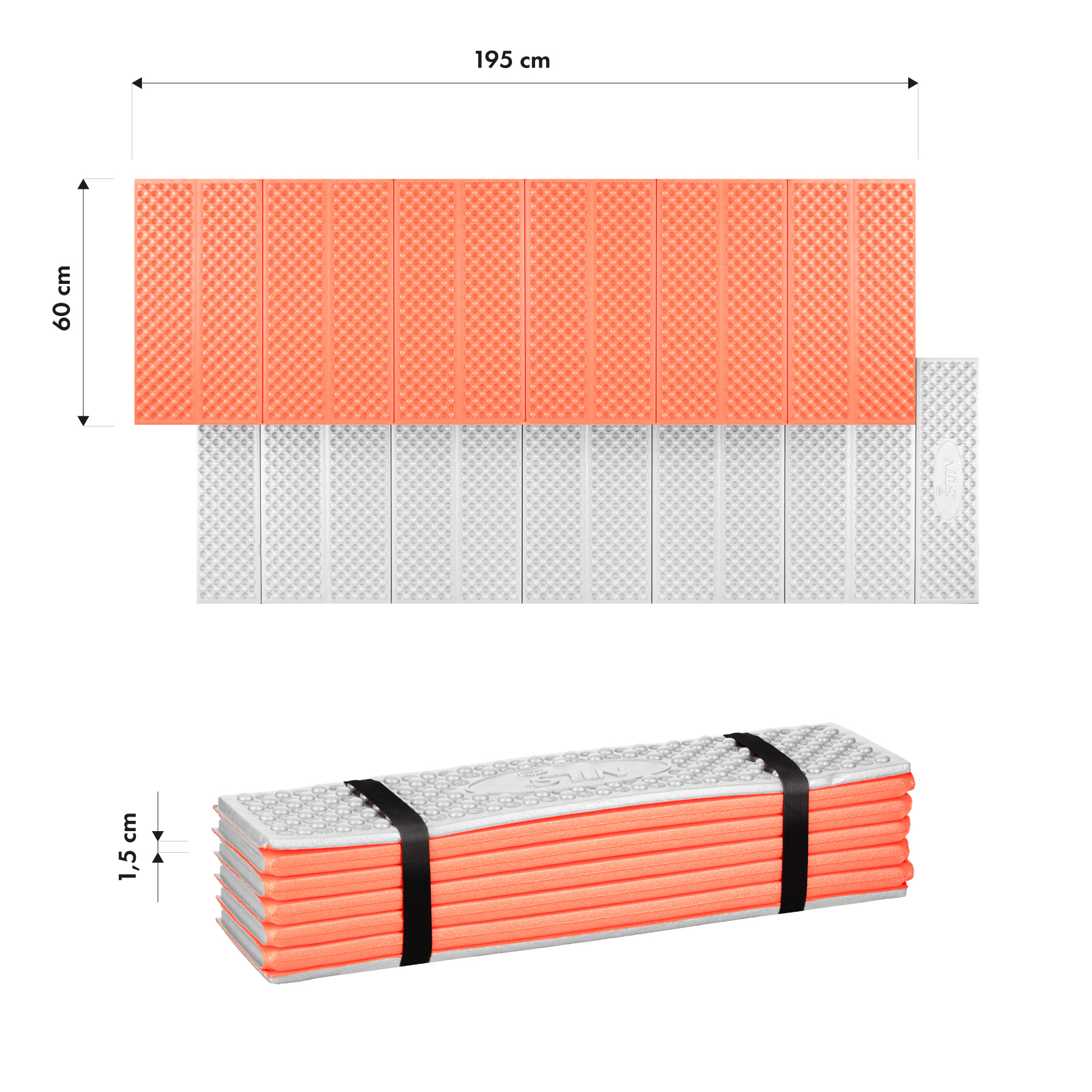 NC17103 KARIMATA SKŁADANA TURYSTYCZNA Z PODBICIEM ALUMINIOWYM + XPE 195 CM POMARAŃCZOWA NILS CAMP NC17103 KARIMATA SKŁADANA TURYSTYCZNA Z PODBICIEM ALUMINIOWYM + XPE 195 CM POMARAŃCZOWA NILS CAMP