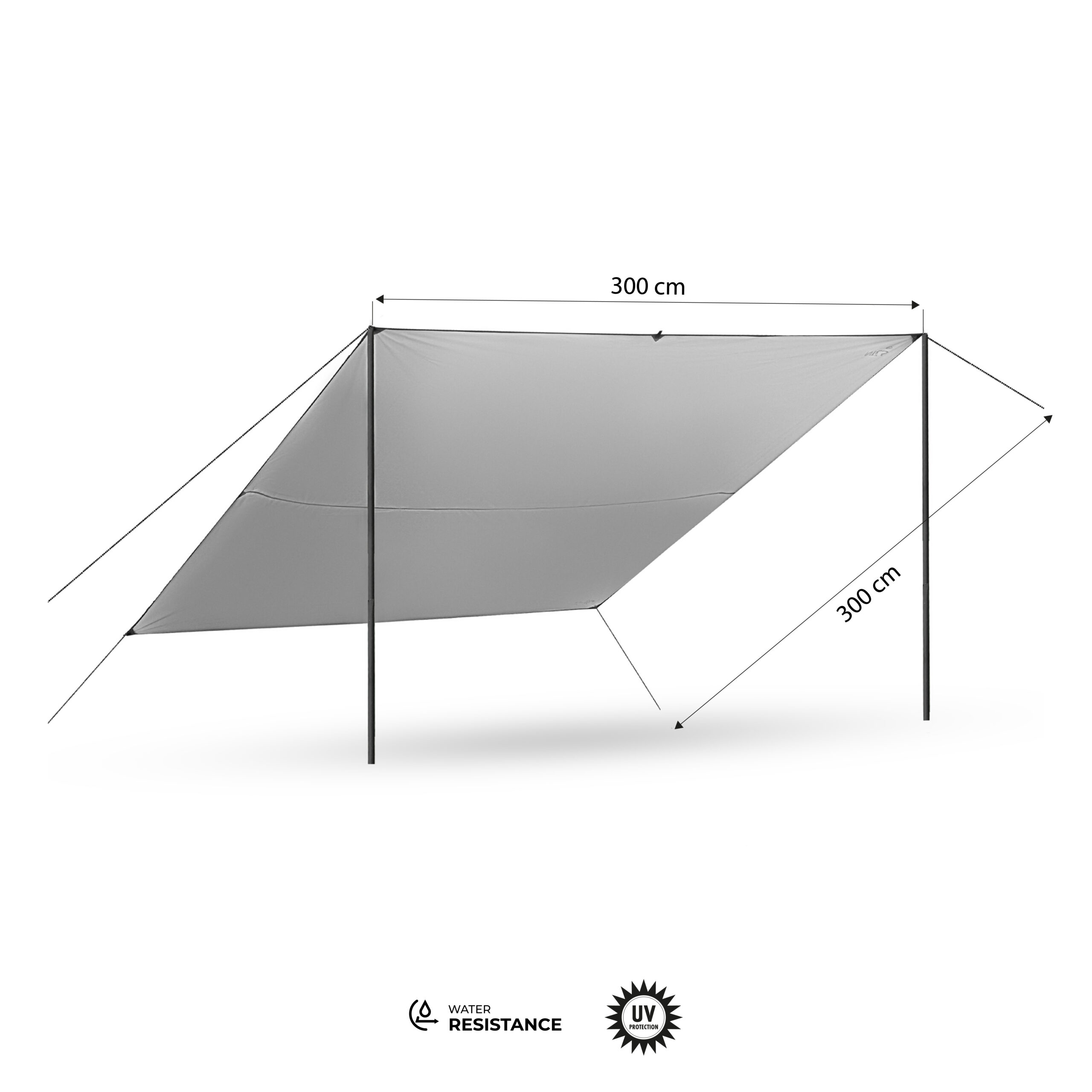 NC17107 TARP PŁACHTA BIWAKOWA KEMPINGOWA 300X300 CM ZIELONA NILS CAMP NC17107 TARP PŁACHTA BIWAKOWA KEMPINGOWA 300X300 CM ZIELONA NILS CAMP