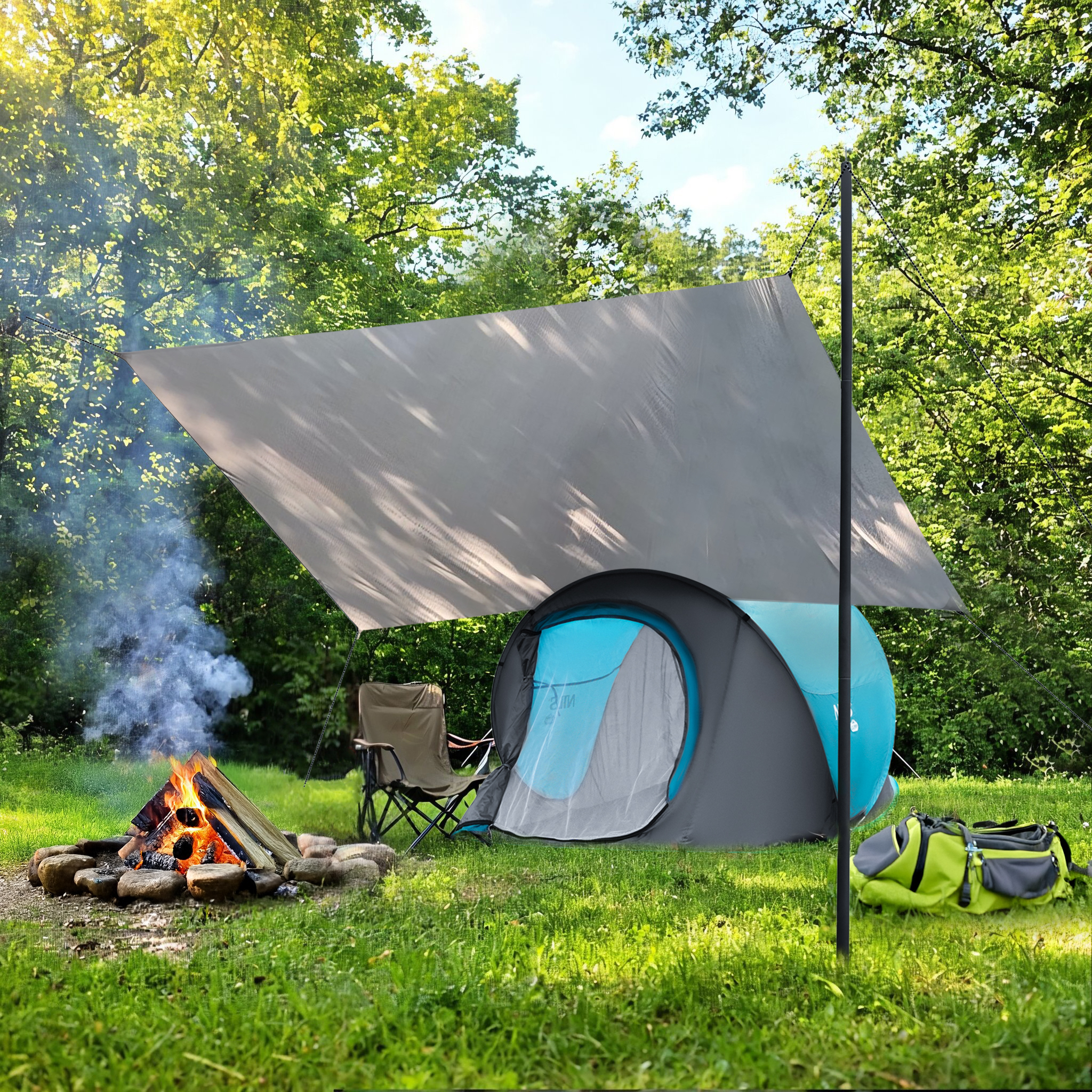 NC17111 TARP PŁACHTA BIWAKOWA KEMPINGOWA 230X140 CM NIEBIESKI NILS CAMP NC17111 TARP PŁACHTA BIWAKOWA KEMPINGOWA 230X140 CM NIEBIESKI NILS CAMP