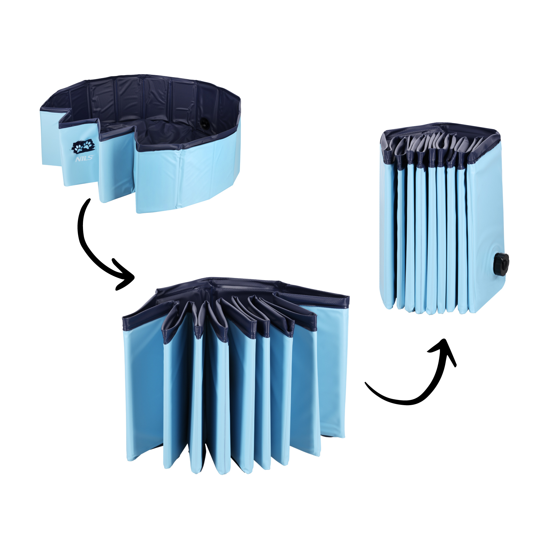 NC2804 BASEN DLA PSÓW SKŁADANY 100X30 CM NILS NC2804 BASEN DLA PSÓW SKŁADANY 100X30 CM NILS