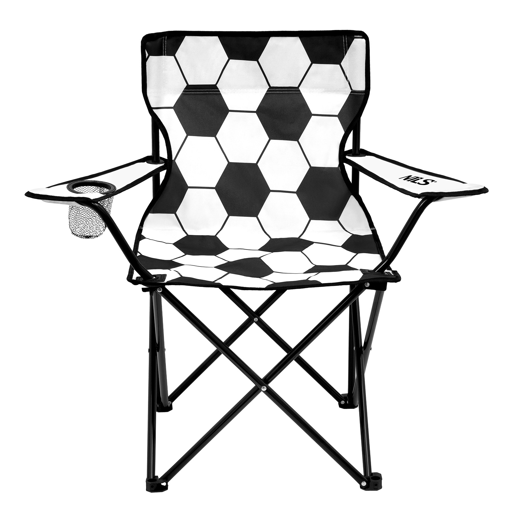 NC3306 KRZESŁO PLAŻOWE NIEBIESKO CZARNE NILS CAMP