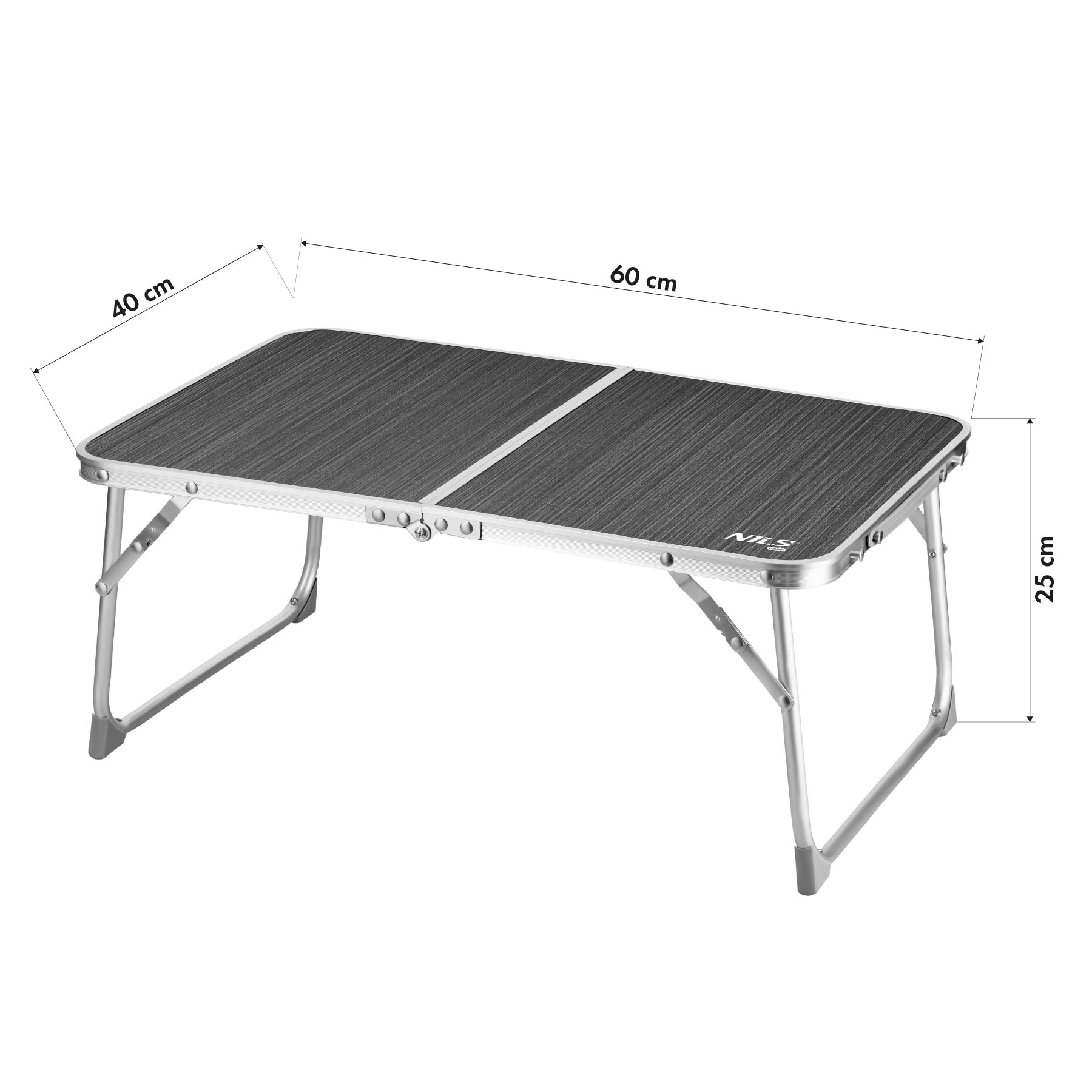 NC3402 STÓŁ TURYSTYCZNY SKŁADANY NISKI CIEMNOSZARY NILS CAMP NC3402 STÓŁ TURYSTYCZNY SKŁADANY NISKI CIEMNOSZARY NILS CAMP
