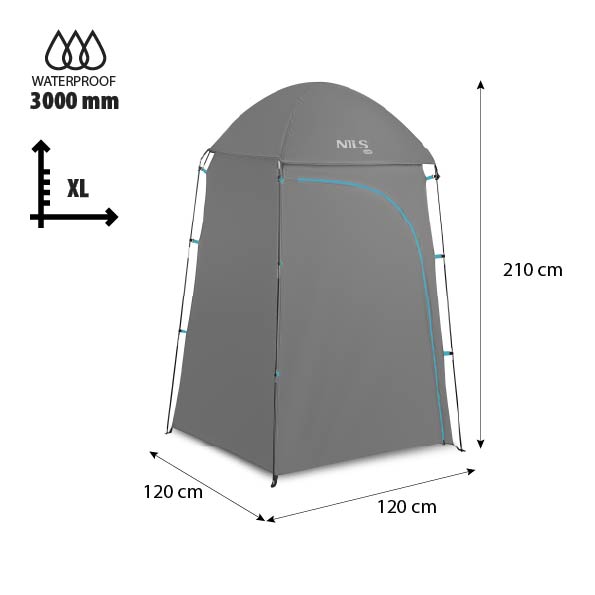 NC3025 PRZEBIERALNIA TURYSTYCZNA XL SZARA NILS CAMP NC3025 PRZEBIERALNIA TURYSTYCZNA XL SZARA NILS CAMP