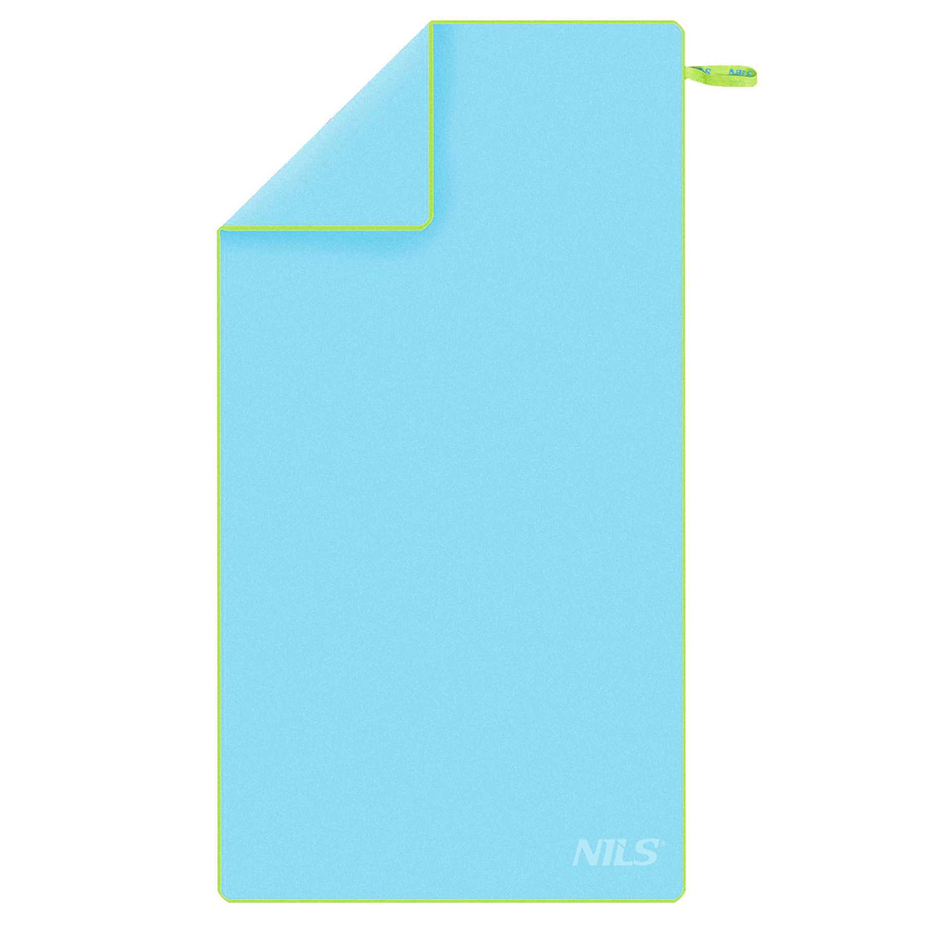 NCR12 NIEBIESKI RĘCZNIK Z MIKROFIBRY 180x100 cm NILS