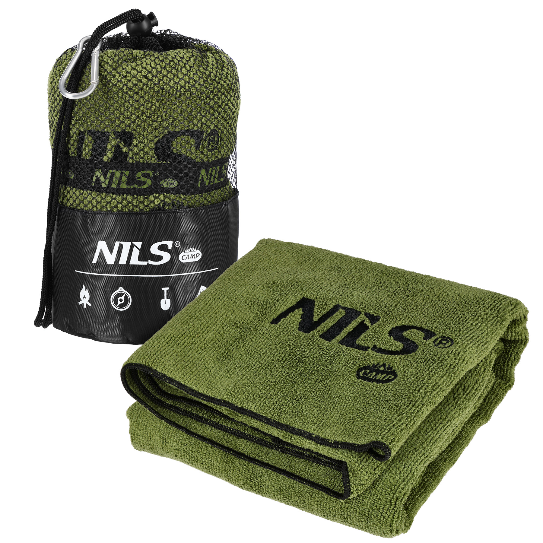 NCR15 RĘCZNIK Z MIKROFIBRY WOJSKOWY KHAKI 120x60 cm NILS CAMP NCR15 RĘCZNIK Z MIKROFIBRY WOJSKOWY KHAKI 120x60 cm NILS CAMP