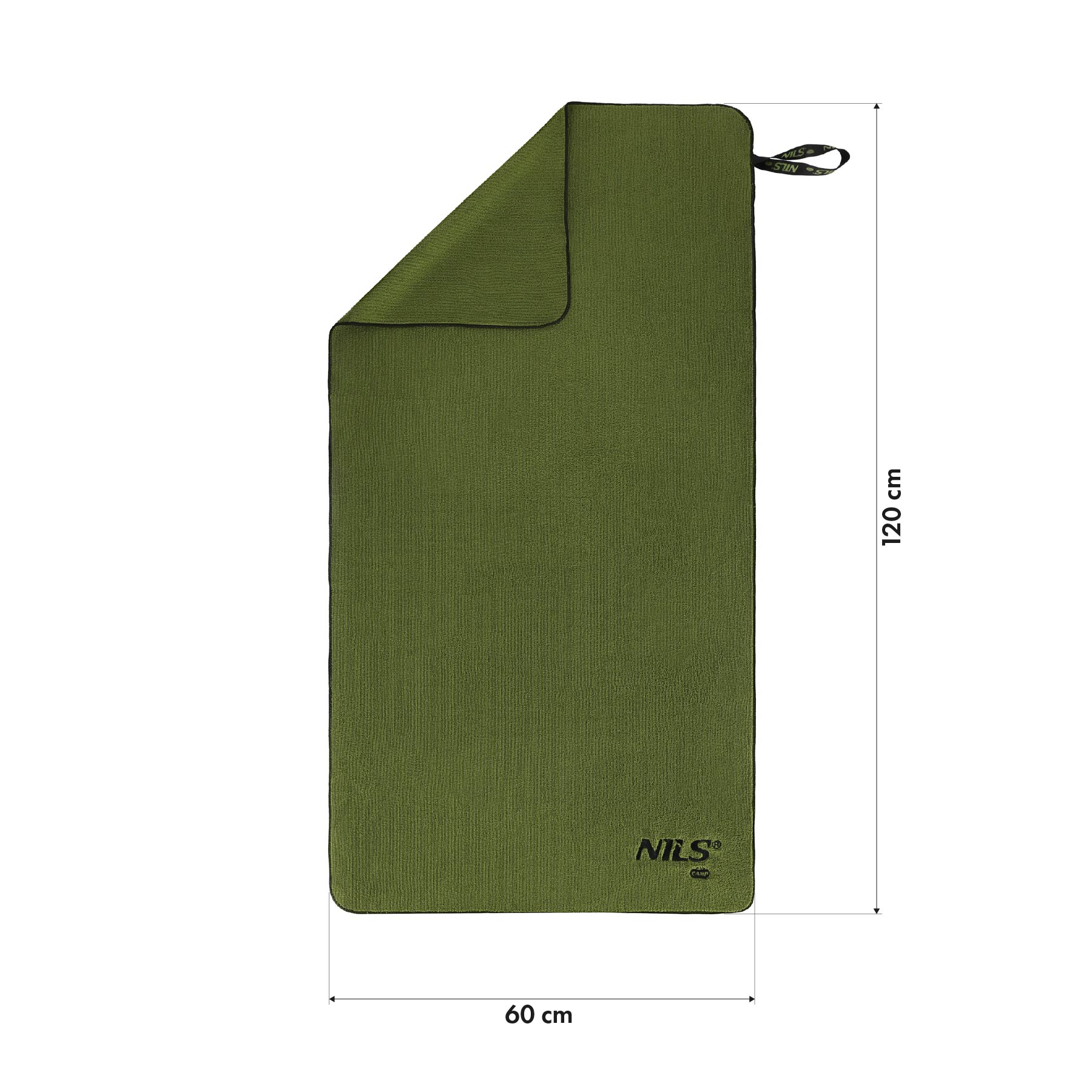 NCR15 RĘCZNIK Z MIKROFIBRY WOJSKOWY KHAKI 120x60 cm NILS CAMP NCR15 RĘCZNIK Z MIKROFIBRY WOJSKOWY KHAKI 120x60 cm NILS CAMP