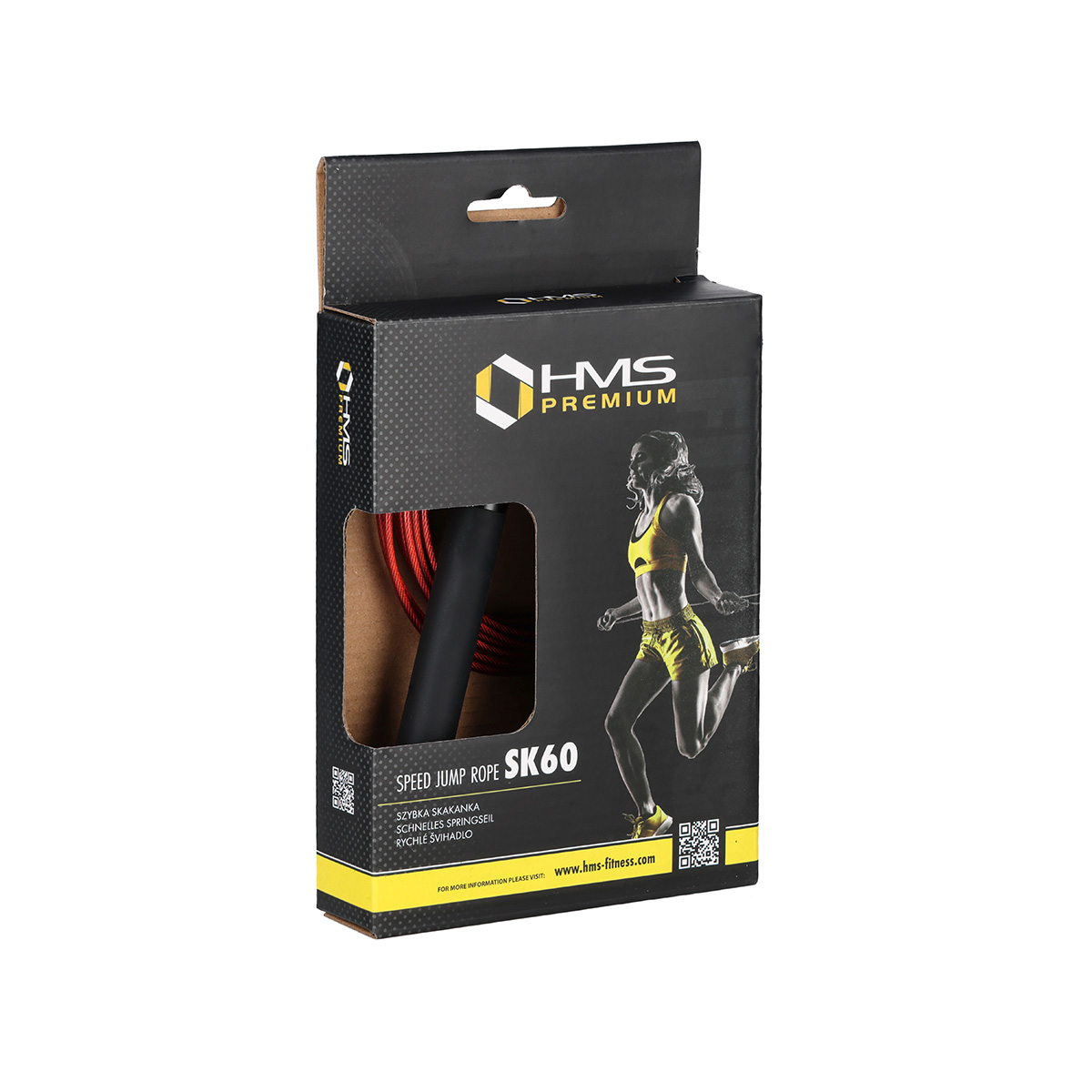 SK60 BLACK/RED SZYBKA SKAKANKA HMS PREMIUM SK60 BLACK/RED SZYBKA SKAKANKA HMS PREMIUM