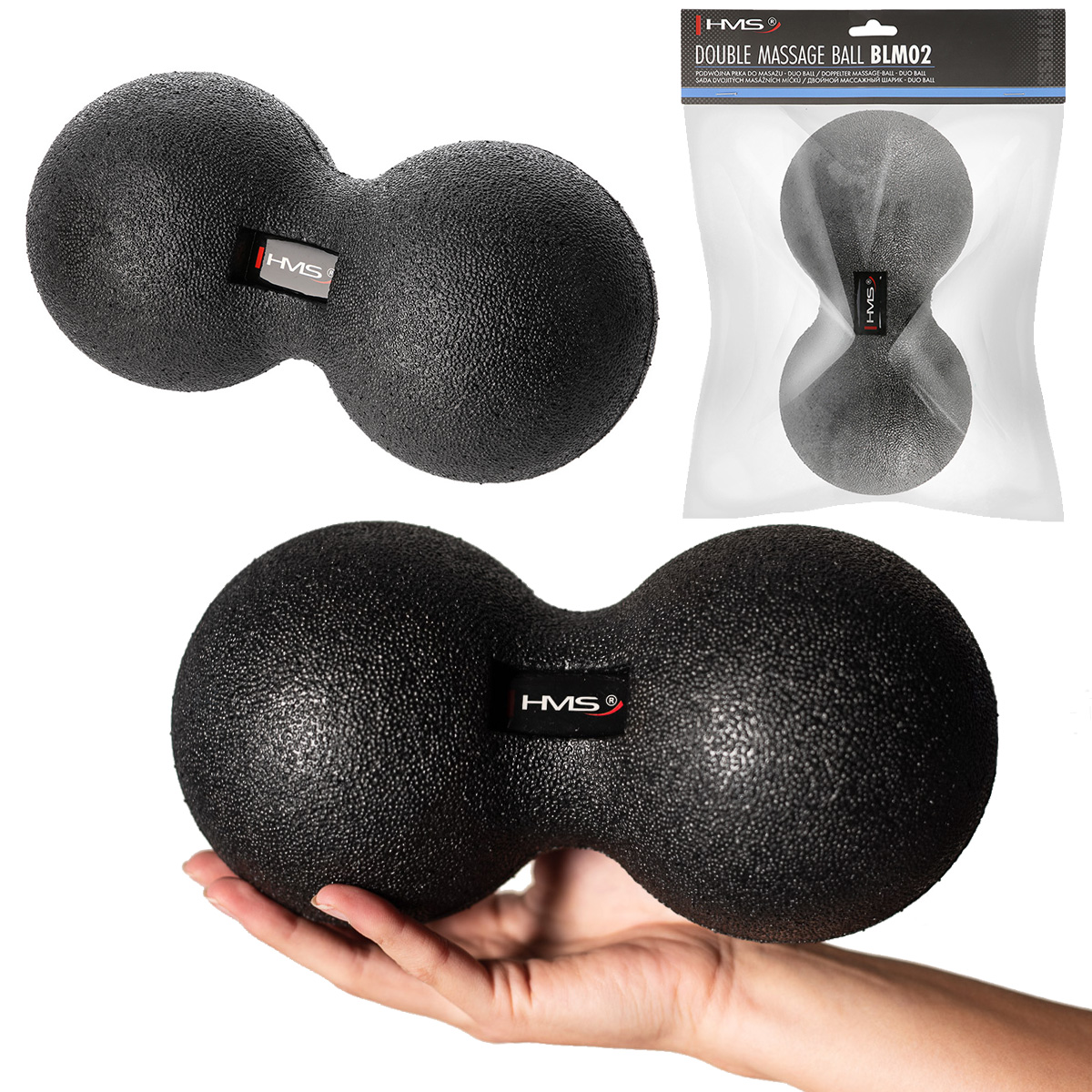 BLM02 LACROSSE PODWÓJNA PIŁKA DO MASAŻU 12*24 CM HMS BLM02 LACROSSE PODWÓJNA PIŁKA DO MASAŻU 12*24 CM HMS