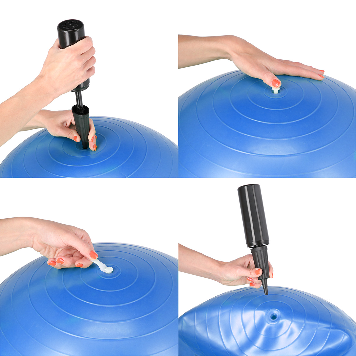 YB01 NEW 55CM BLUE PIŁKA GIMNASTYCZNA HMS YB01 NEW 55CM BLUE PIŁKA GIMNASTYCZNA HMS