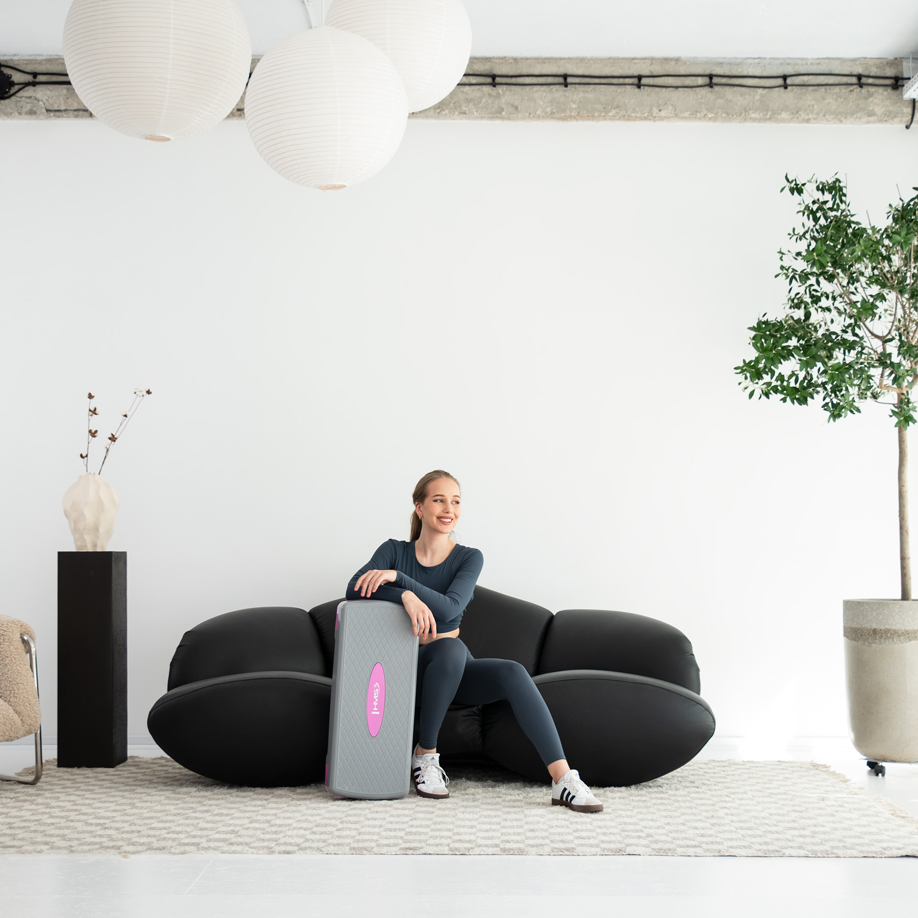 AS003 GRAY/PINK STEP DO AEROBIKU HMS AS003 GRAY/PINK STEP DO AEROBIKU HMS