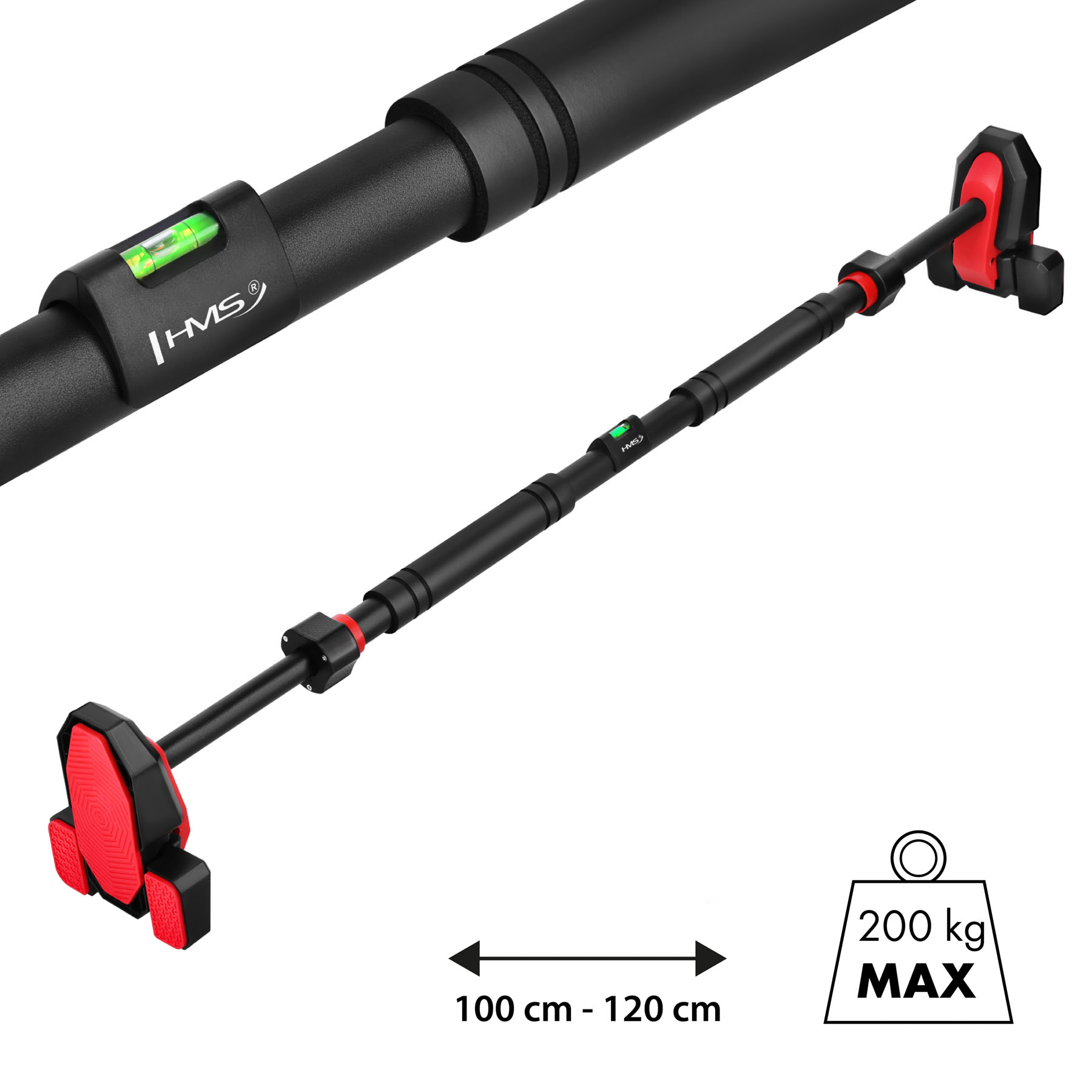 DD300 DRĄŻEK ROZPOROWY DO PODCIĄGANIA Z POTRÓJNYM WSPARCIEM HMS