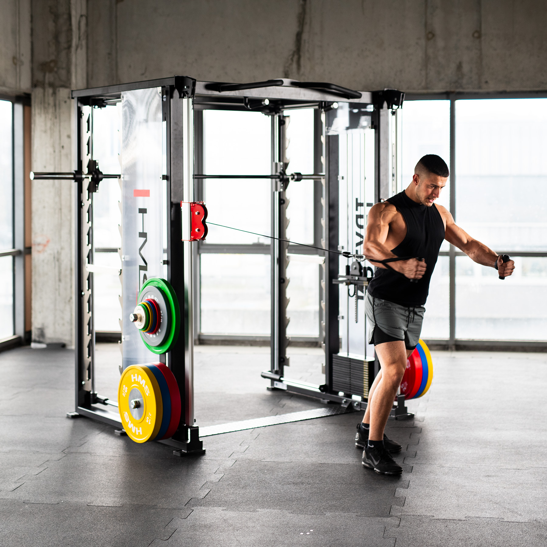 TRYTON BRAMA Z SUWNICĄ 3D - PODWÓJNY WYCIĄG I STOS COMMERCIAL HMS TRYTON BRAMA Z SUWNICĄ 3D - PODWÓJNY WYCIĄG I STOS COMMERCIAL HMS