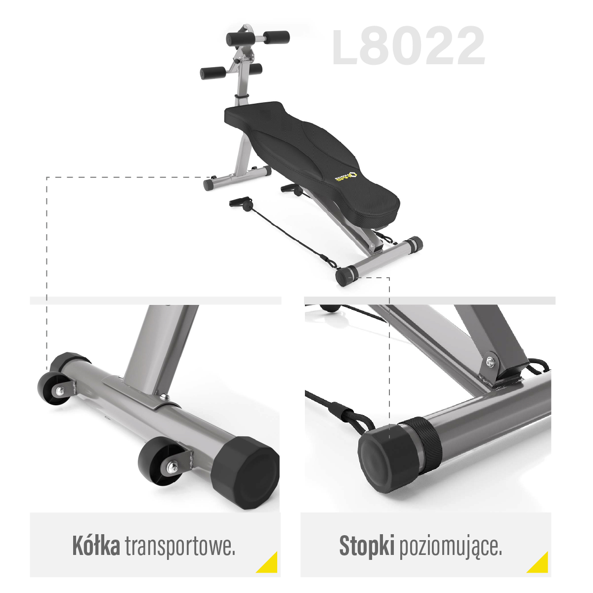 L8022 ŁAWKA DO ĆWICZEŃ HMS PREMIUM L8022 ŁAWKA DO ĆWICZEŃ HMS PREMIUM