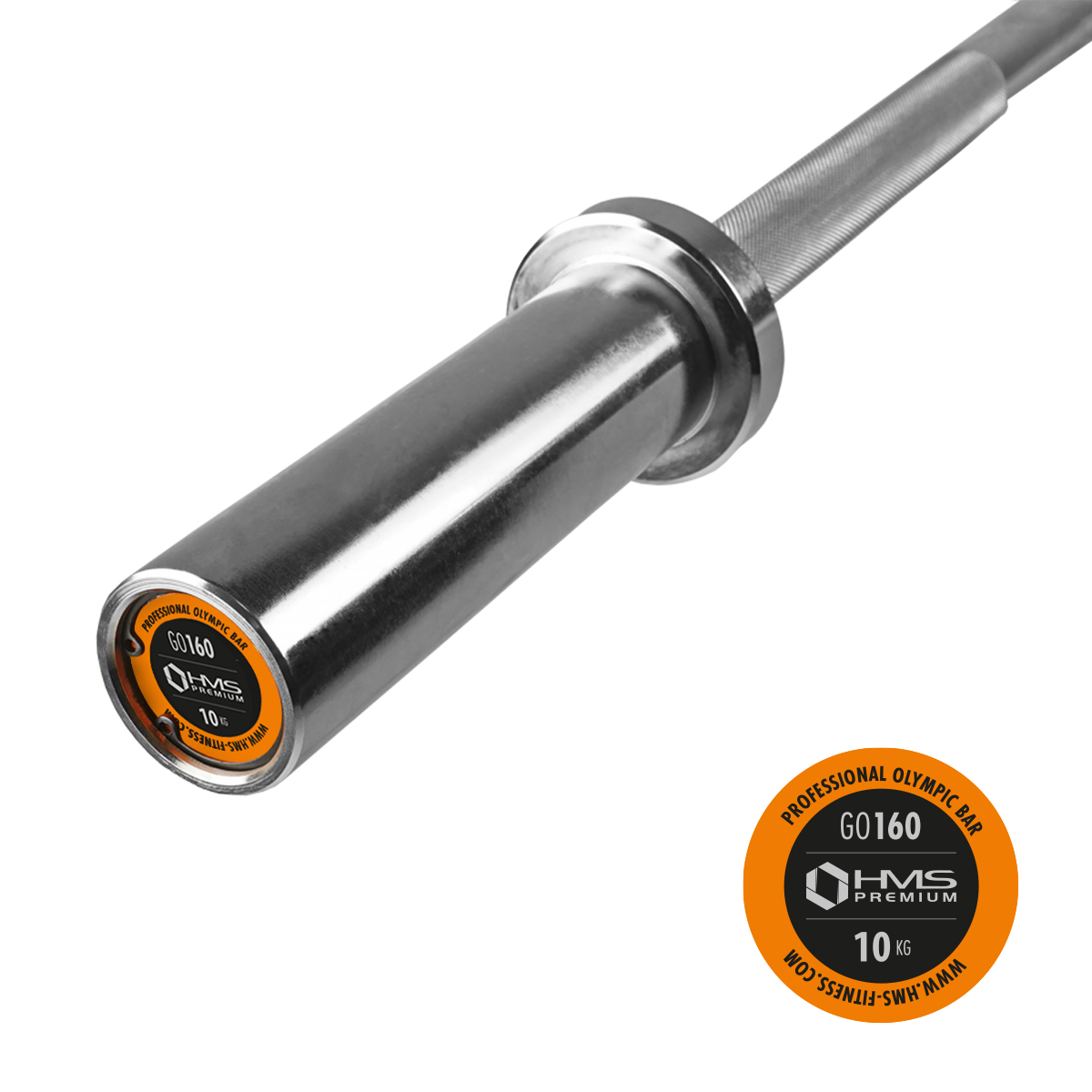 GOP120 (+ZACISKI) GRYF PROSTY OLIMPIJSKI 7.9KG 1200MM HMS