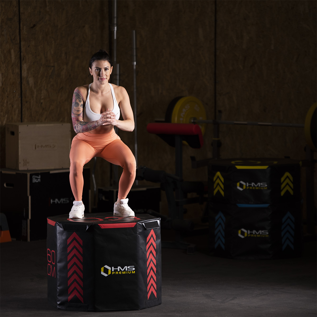 PYOBS01 SKRZYNIE PLYOMETRYCZNE OCTAGON SOFT ZESTAW HMS PREMIUM PYOBS01 SKRZYNIE PLYOMETRYCZNE OCTAGON SOFT ZESTAW HMS PREMIUM