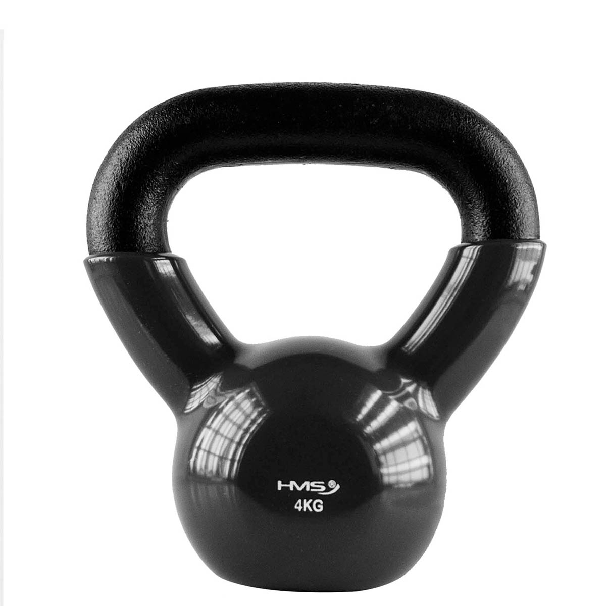 KNV04 BLACK KETTLEBELL ŻELIWNY POKRYTY WINYLEM HMS KNV04 BLACK KETTLEBELL ŻELIWNY POKRYTY WINYLEM HMS
