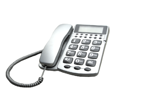 Maria mt-512 - telefon przewodowy z udźwiękowionymi klawiszami Maria mt-512 - telefon przewodowy z udźwiękowionymi klawiszami