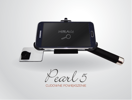 Miracle pearl 5 - lupa elektroniczna z udźwiękowionym smartfonem samsung