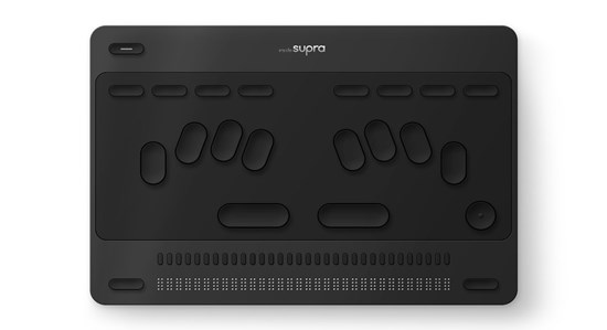Insidesupra – tablet z brajlowskim monitorem i brajlowską klawiaturą