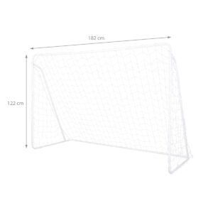 Nt8182 siatka do piŁki noŻnej 1820x1220x600mm nils