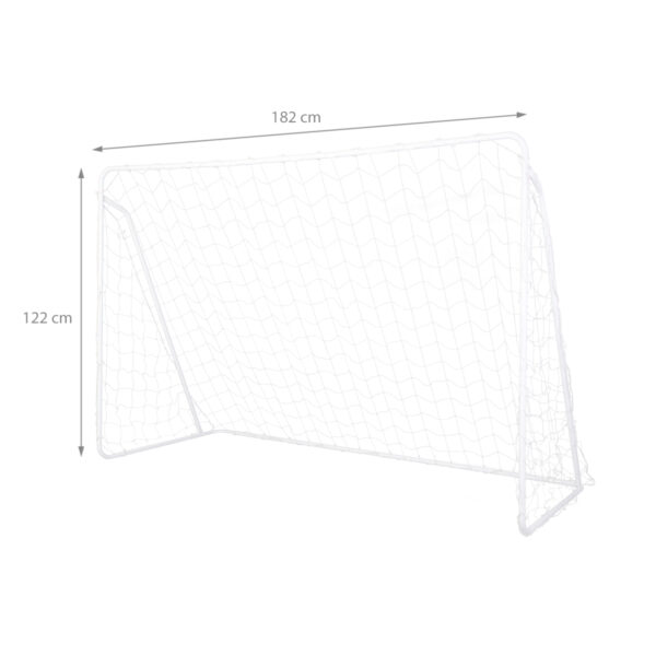 Nt8182 siatka do piŁki noŻnej 1820x1220x600mm nils